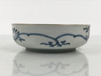 Japanese Porcelain Bowl Chubachi Vtg Side Dish White Blue Red Gold Leaf Y626-KT - Bowl-chidorivintage.com