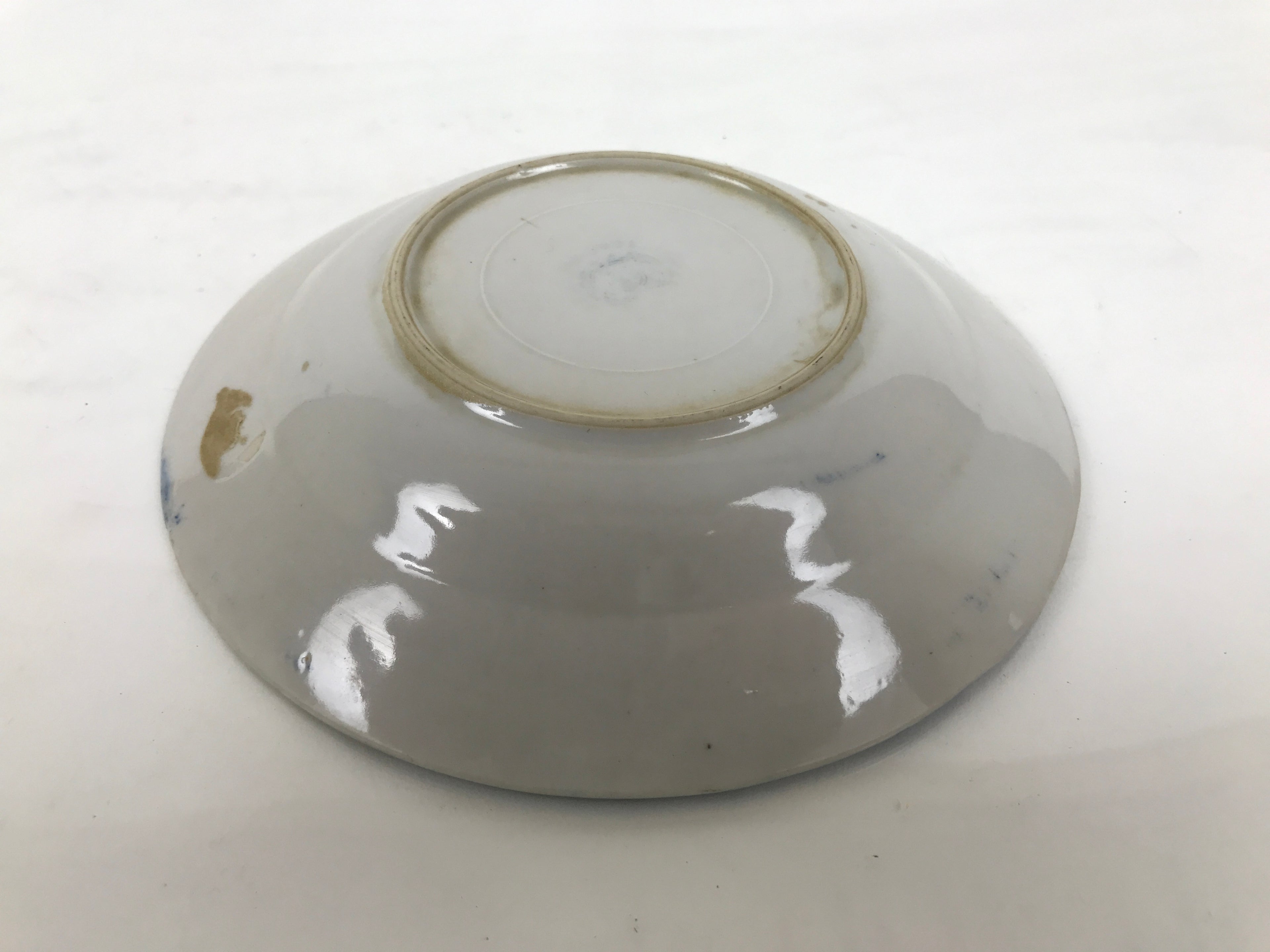 Japanese Porcelain Small Deep Plate Kozara Vtg Blue White Sometsuke Dragon Y579-KT - Plate-chidorivintage.com