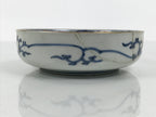 Japanese Porcelain Bowl Chubachi Vtg Side Dish White Blue Red Gold Leaf Y628-KT - Bowl-chidorivintage.com