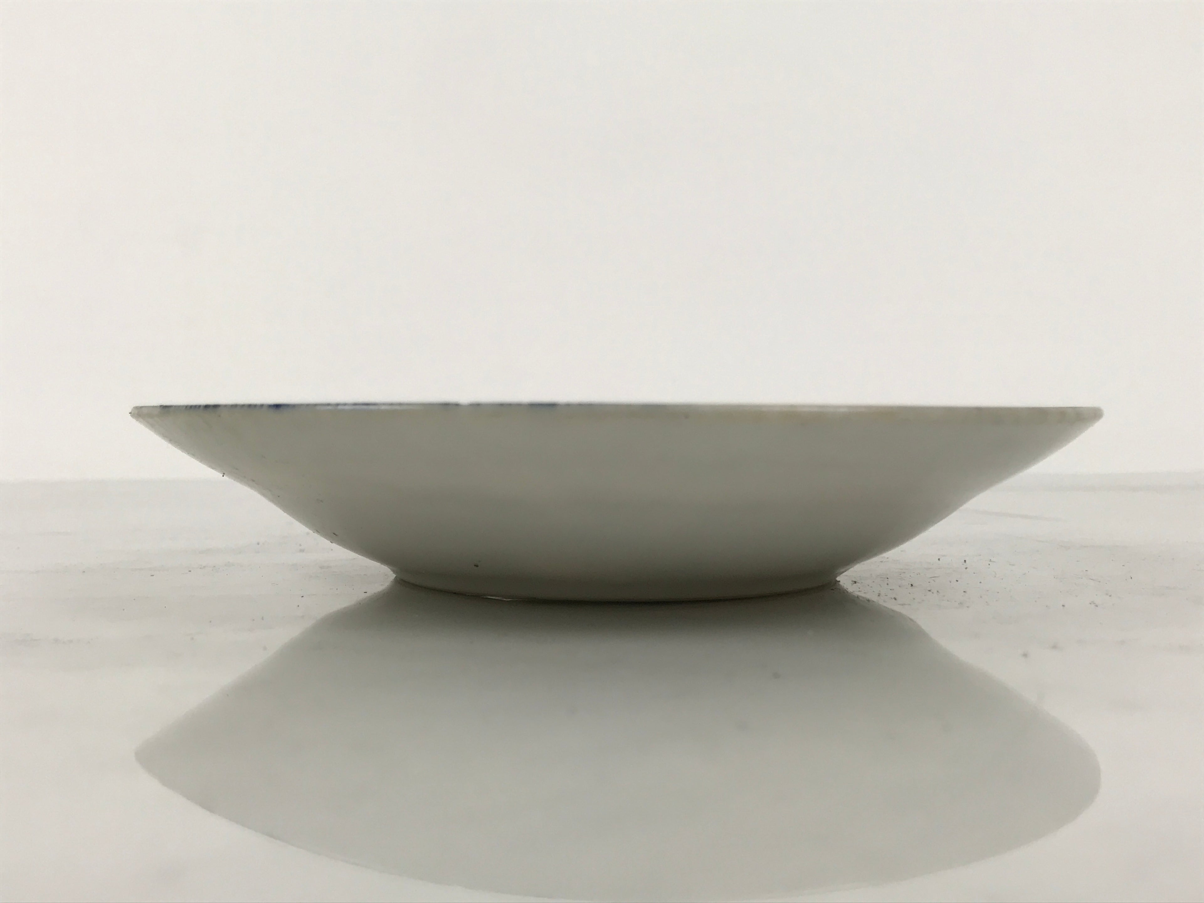 Japanese Porcelain Small Deep Plate Kozara Vtg Blue White Sometsuke Dragon Y580-KT - Plate-chidorivintage.com