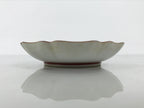 Japanese Kutani Porcelain Small Plate Kozara Vtg Floral Lattice Red Green Y629-KT - Plate-chidorivintage.com