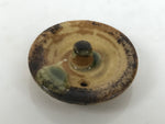 Japanese Oribe Ware Ceramic Soy Sauce Dispenser Shoyusashi Pot Brown Green Y577-KT - Pot-chidorivintage.com