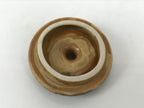 Japanese Oribe Ware Ceramic Soy Sauce Dispenser Shoyusashi Pot Brown Green Y577-KT - Pot-chidorivintage.com