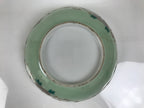Japanese Porcelain Round Large Bowl Vtg Crane Turtle Longevity Green Gold Y585-KT - Bowl-chidorivintage.com