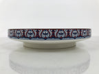 Japanese Ceramic Large Plate Vtg Flower Boat Moon Ozara Tray Dish Blue Y588-KT - Plate-chidorivintage.com