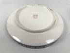 Japanese Ceramic Large Plate Vtg Flower Boat Moon Ozara Tray Dish Blue Y588-KT - Plate-chidorivintage.com