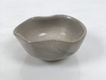 Japanese Ceramic Water Cooling Bowl Vtg Yuzamashi Katakuchi Light Gray Y578-KT - Bowl-chidorivintage.com