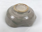 Japanese Ceramic Water Cooling Bowl Vtg Yuzamashi Katakuchi Light Gray Y578-KT - Bowl-chidorivintage.com