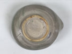 Japanese Ceramic Water Cooling Bowl Vtg Yuzamashi Katakuchi Light Gray Y578-KT - Bowl-chidorivintage.com