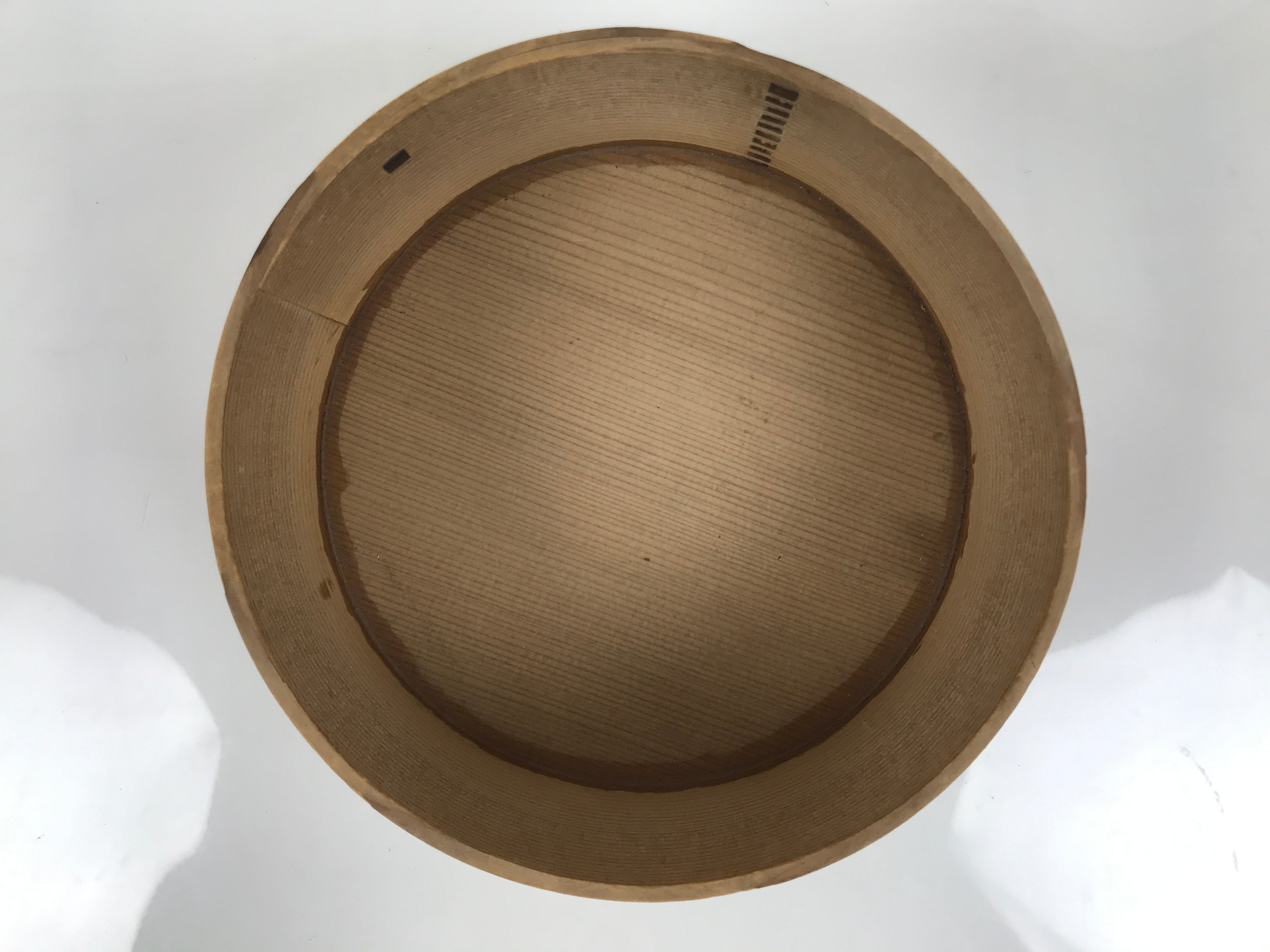 Japanese Wooden Wastewater Bowl Kensui Vtg Round Container Tea Ceremony L618-KT - Bowl-chidorivintage.com