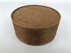 Japanese Wooden Wastewater Bowl Kensui Vtg Round Container Tea Ceremony L618-KT - Bowl-chidorivintage.com