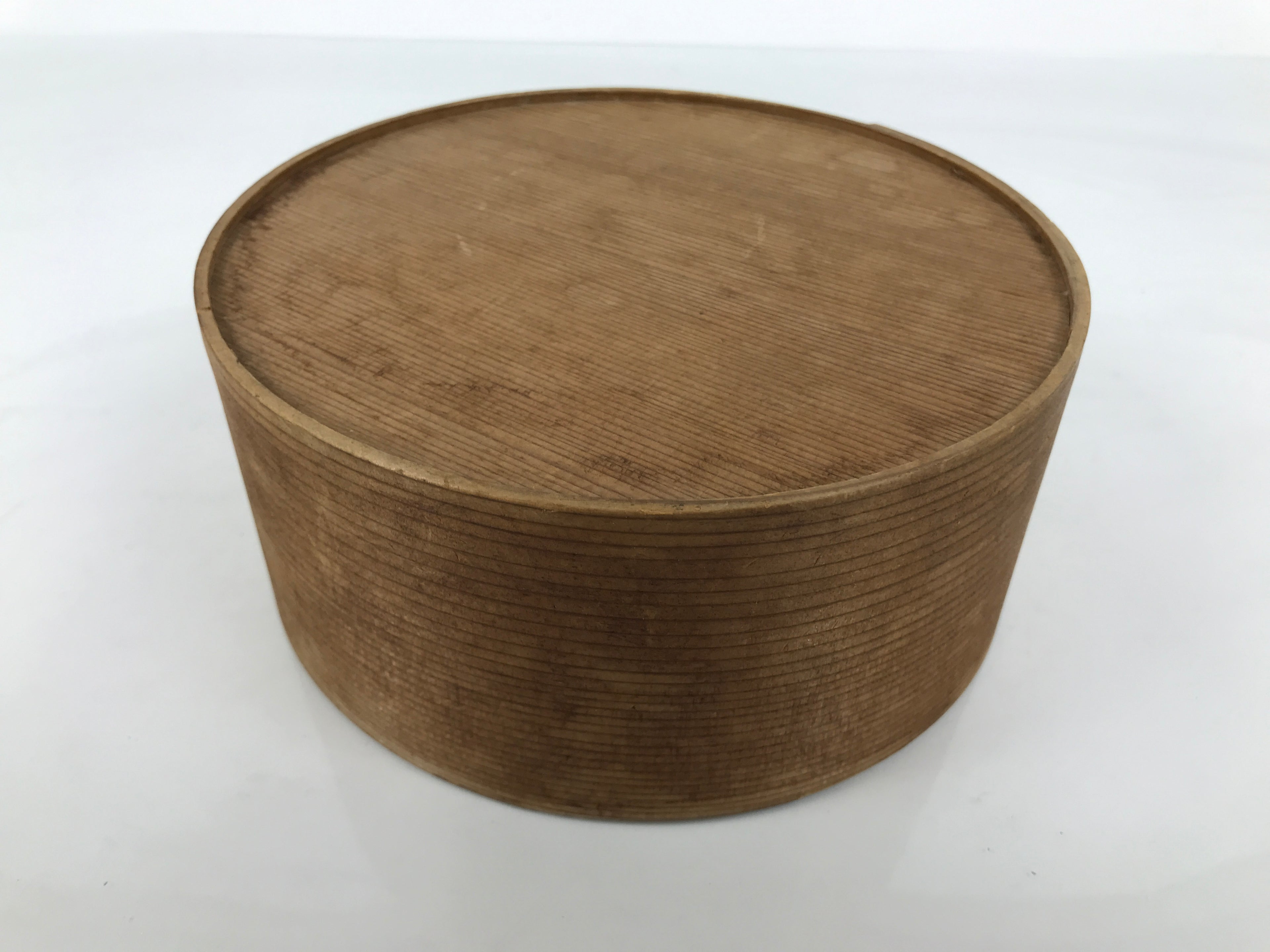 Japanese Wooden Wastewater Bowl Kensui Vtg Round Container Tea Ceremony L618-KT - Bowl-chidorivintage.com