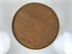 Japanese Wooden Wastewater Bowl Kensui Vtg Round Container Tea Ceremony L618-KT - Bowl-chidorivintage.com