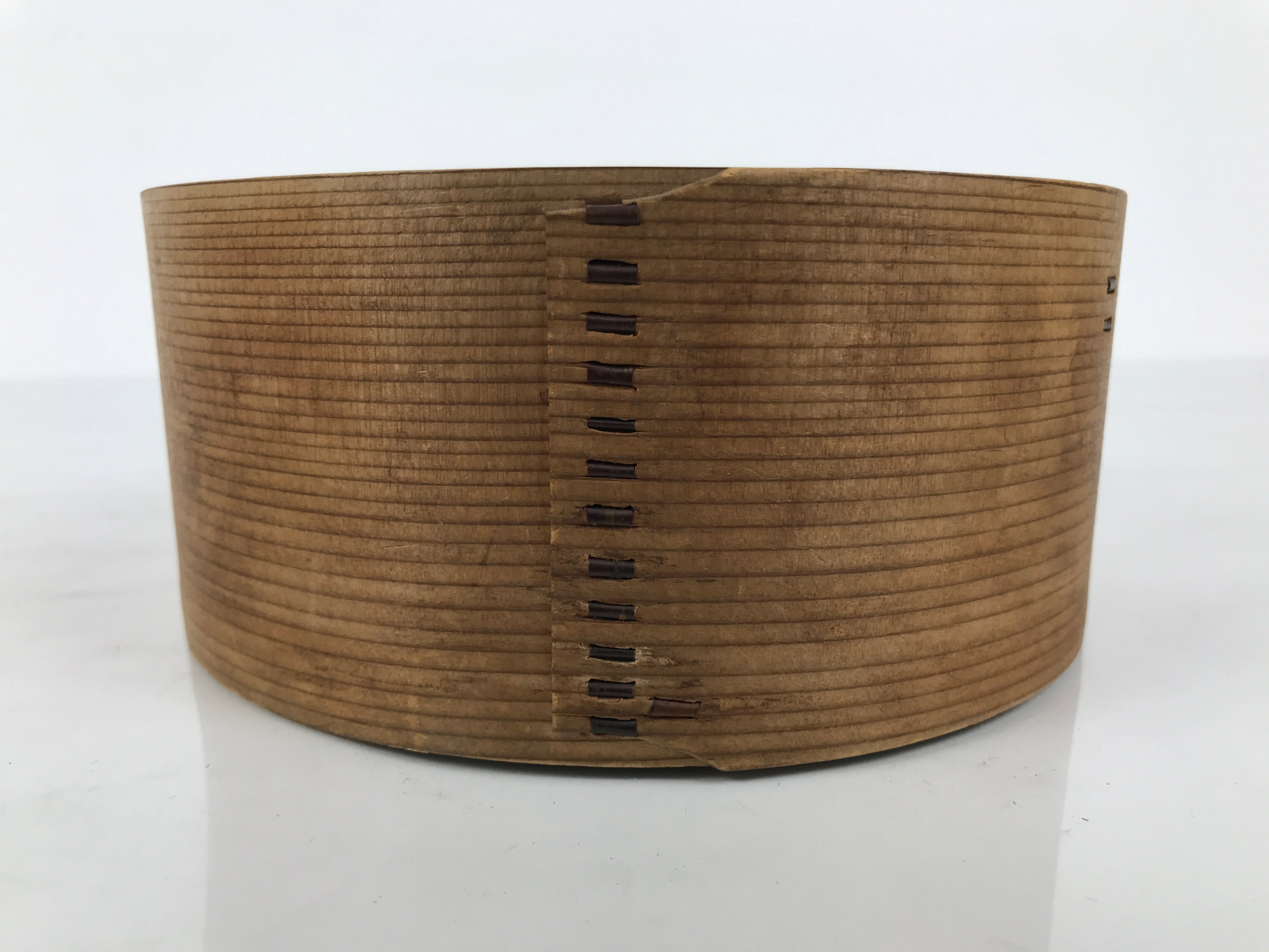 Japanese Wooden Wastewater Bowl Kensui Vtg Round Container Tea Ceremony L618-KT - Bowl-chidorivintage.com