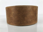 Japanese Wooden Wastewater Bowl Kensui Vtg Round Container Tea Ceremony L618-KT - Bowl-chidorivintage.com