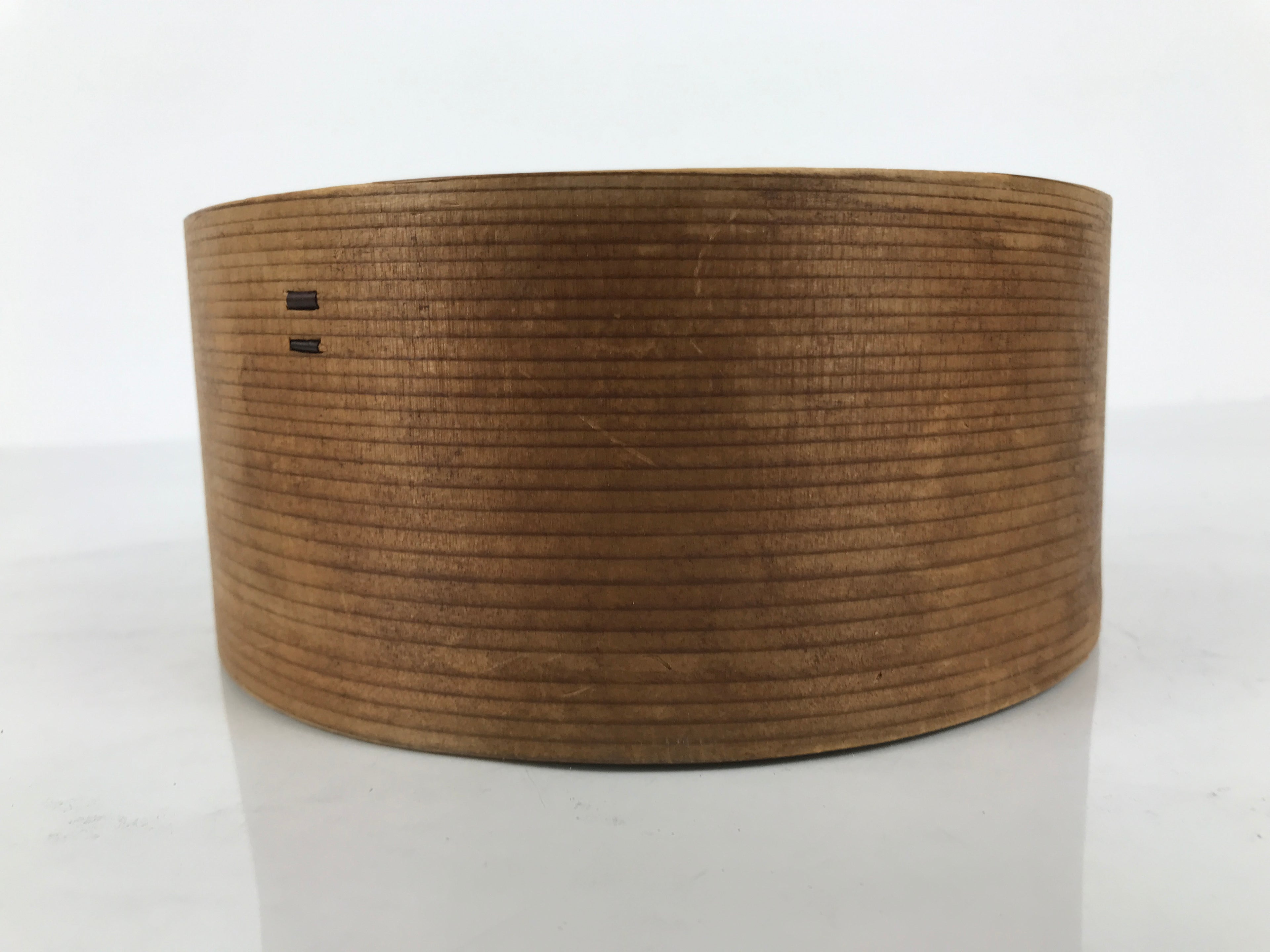 Japanese Wooden Wastewater Bowl Kensui Vtg Round Container Tea Ceremony L618-KT - Bowl-chidorivintage.com