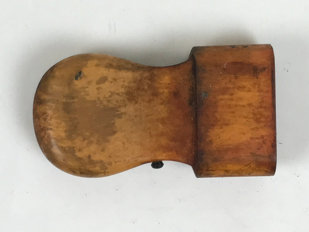 Japanese Hand-Carved Wood Stamp Vtg Company Hanko Showa Office Stationary HS358-OT - Hanko-chidorivintage.com