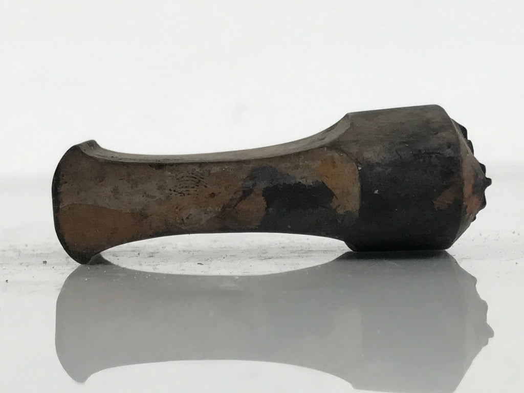 Japanese Hand-Carved Wooden Stamp Vtg Calligraphy Showa Office Stationary HS375-OT - Hanko-chidorivintage.com