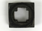 Japanese Metal Stamp Vtg Circle Thick Line Showa Office Stationary Wood HS378-OT - Hanko-chidorivintage.com