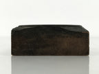 Japanese Metal Stamp Vtg Circle Thick Line Showa Office Stationary Wood HS378-OT - Hanko-chidorivintage.com