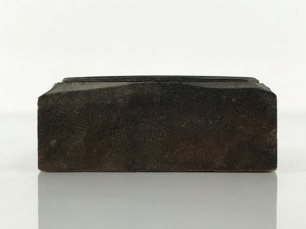 Japanese Metal Stamp Vtg Circle Thick Line Showa Office Stationary Wood HS378-OT - Hanko-chidorivintage.com