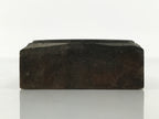 Japanese Metal Stamp Vtg Circle Thick Line Showa Office Stationary Wood HS378-OT - Hanko-chidorivintage.com