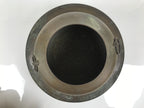 Japanese Metal Kettle Chagama Water Pot Vtg Tea Ceremony Wooden Lid C38-KT - Kettle-chidorivintage.com