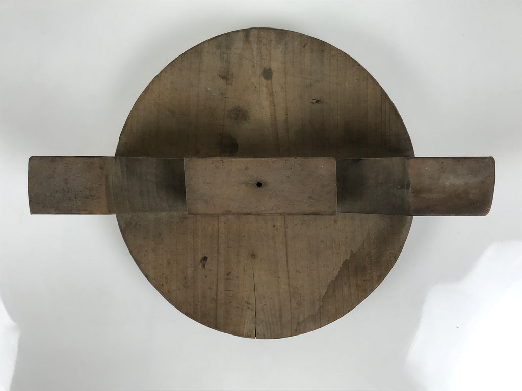 Japanese Metal Kettle Chagama Water Pot Vtg Tea Ceremony Wooden Lid C38-KT - Kettle-chidorivintage.com
