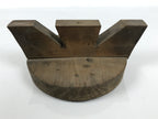 Japanese Metal Kettle Chagama Water Pot Vtg Tea Ceremony Wooden Lid C38-KT - Kettle-chidorivintage.com