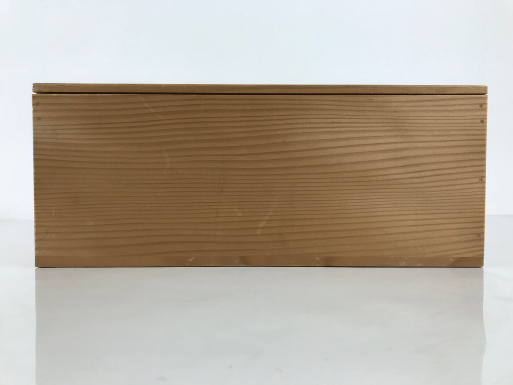 Japanese Wooden Hina Dolls Storage Box Vtg Inside 30.3x36.2x13.5cm Brown X240-FB - Wooden Box-chidorivintage.com