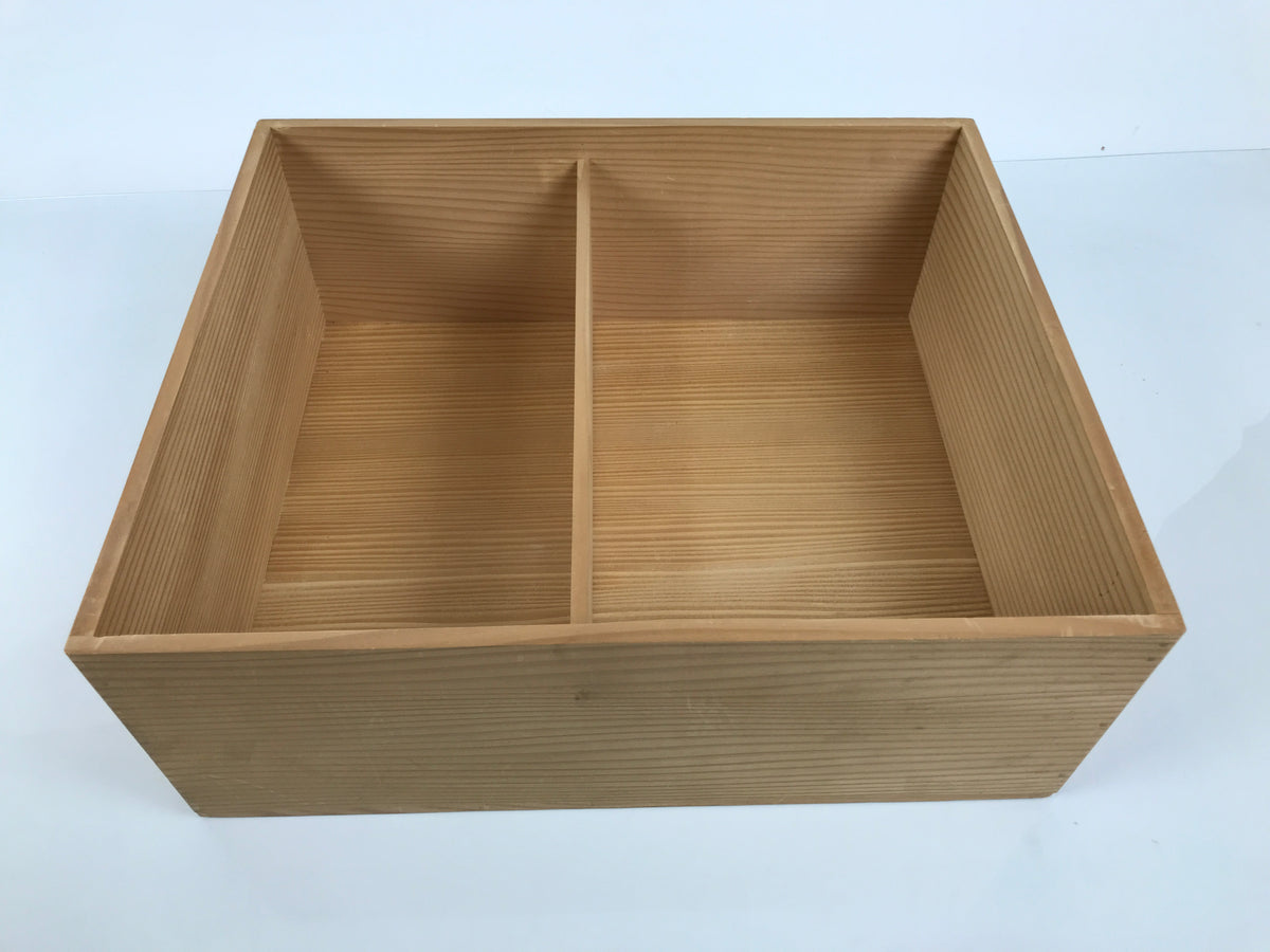 Japanese Wooden Hina Dolls Storage Box Vtg Inside 30.3x36.2x13.5cm Brown X240-FB - Wooden Box-chidorivintage.com