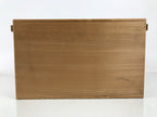 Japanese Wooden Hina Dolls Storage Box Vtg Inside 34.8x40.9x24.6cm Brown X241-FB - Wooden Box-chidorivintage.com