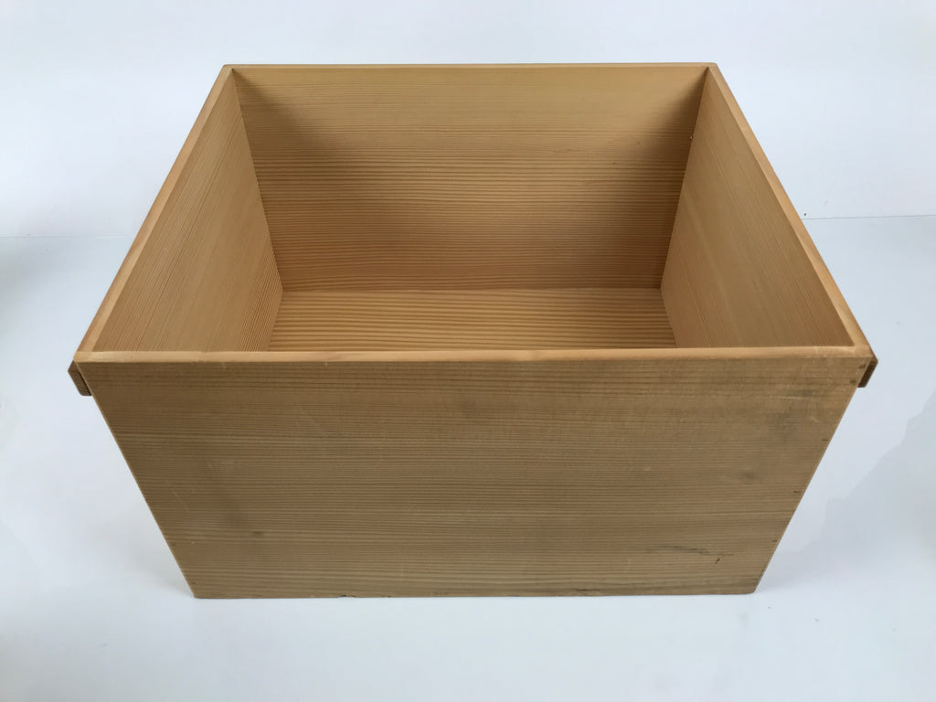 Japanese Wooden Hina Dolls Storage Box Vtg Inside 34.8x40.9x24.6cm Brown X241-FB - Wooden Box-chidorivintage.com