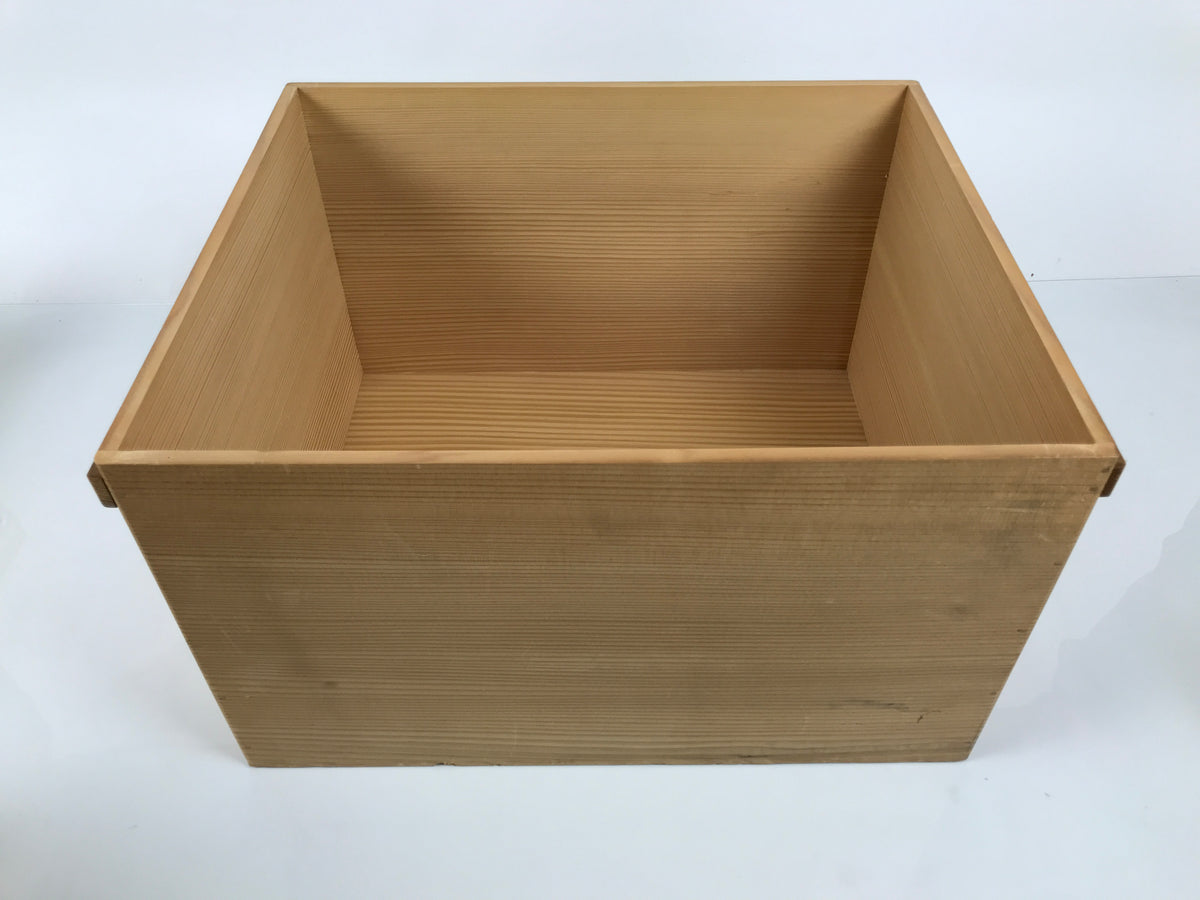Japanese Wooden Hina Dolls Storage Box Vtg Inside 34.8x40.9x24.6cm Brown X241-FB - Wooden Box-chidorivintage.com