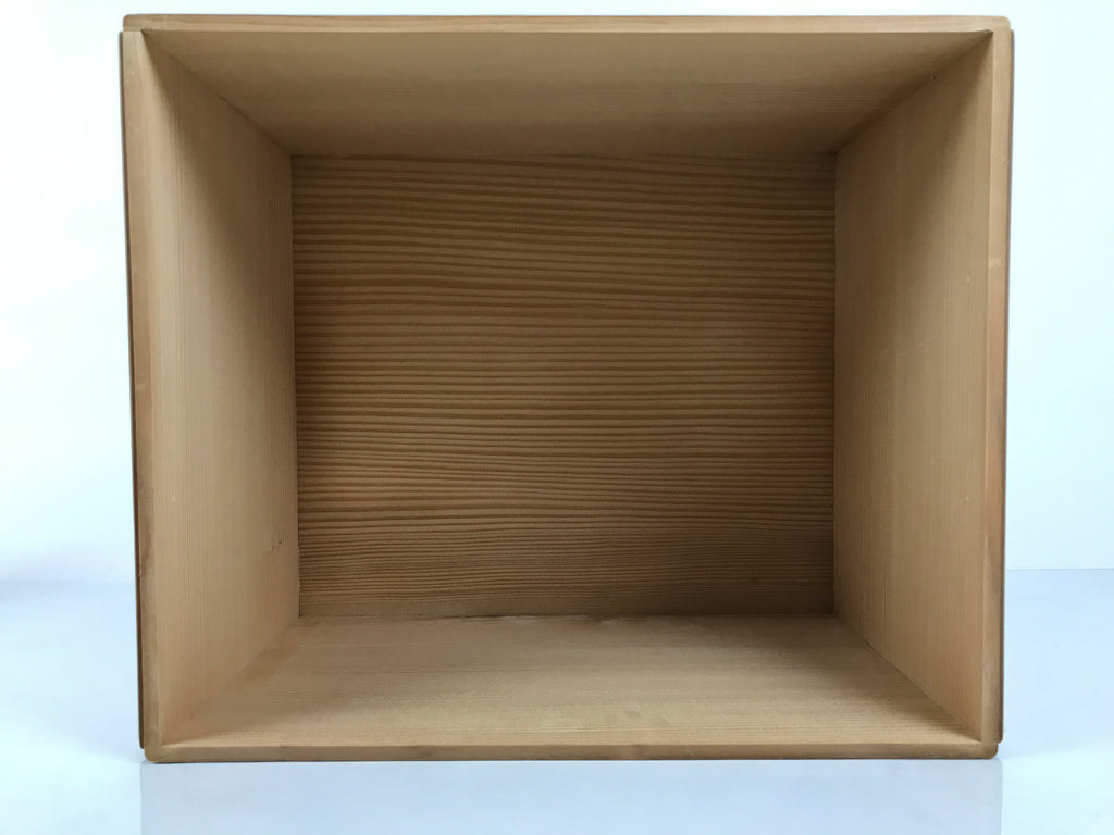 Japanese Wooden Hina Dolls Storage Box Vtg Inside 34.8x40.9x24.6cm Brown X241-FB - Wooden Box-chidorivintage.com