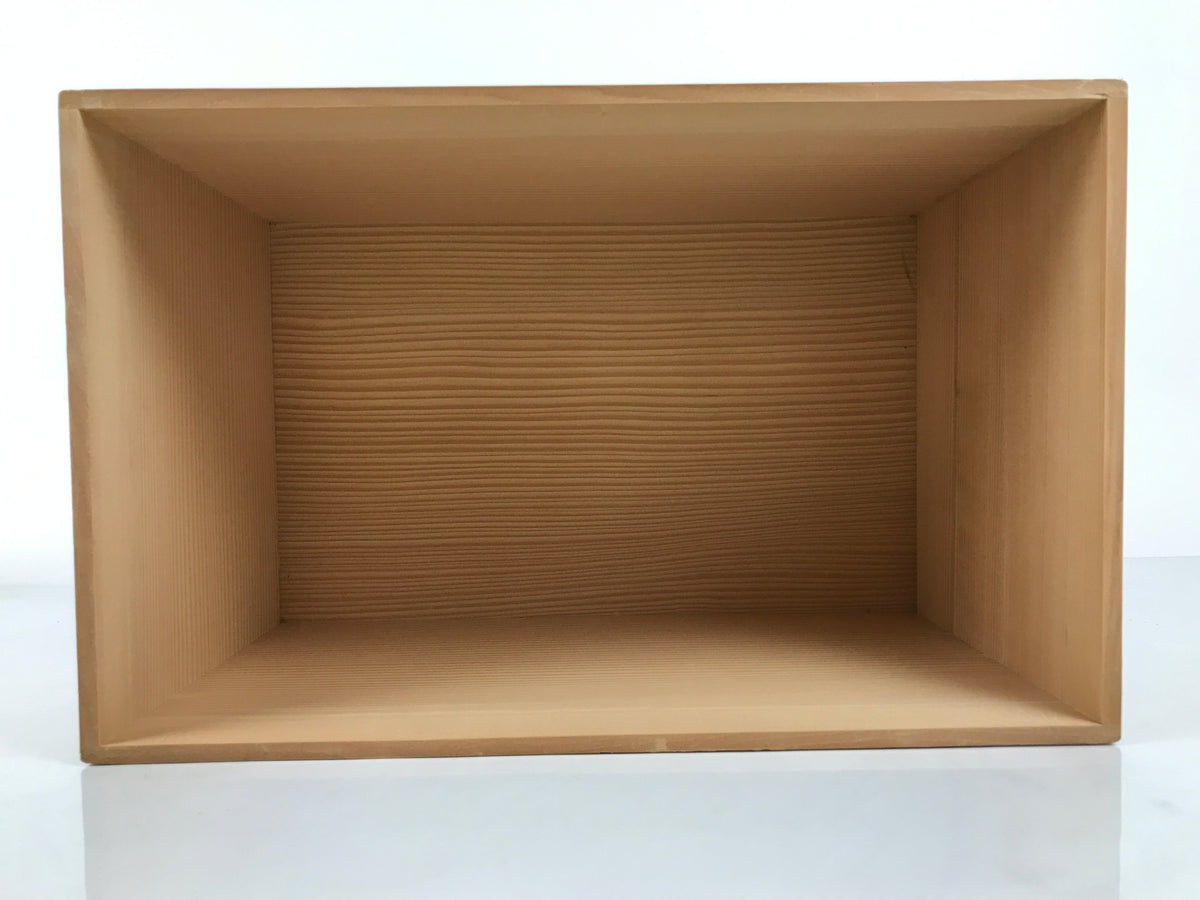 Japanese Wooden Hina Dolls Storage Box Vtg Inside 24.9x40x23cm Brown X242-FB - Wooden Box-chidorivintage.com