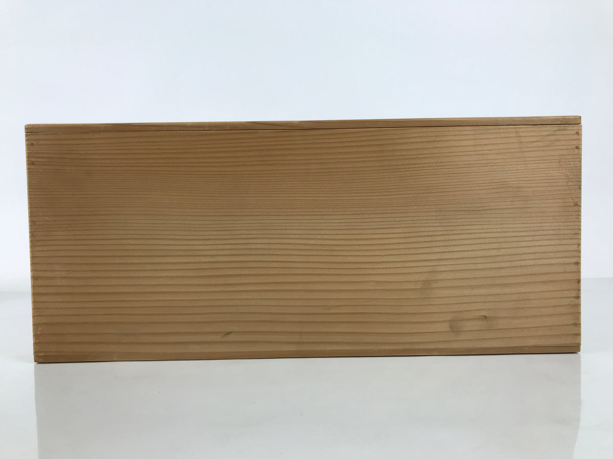 Japanese Wooden Hina Dolls Storage Box Vtg Inside 21.3x45.5x19cm Brown X243-FB - Wooden Box-chidorivintage.com
