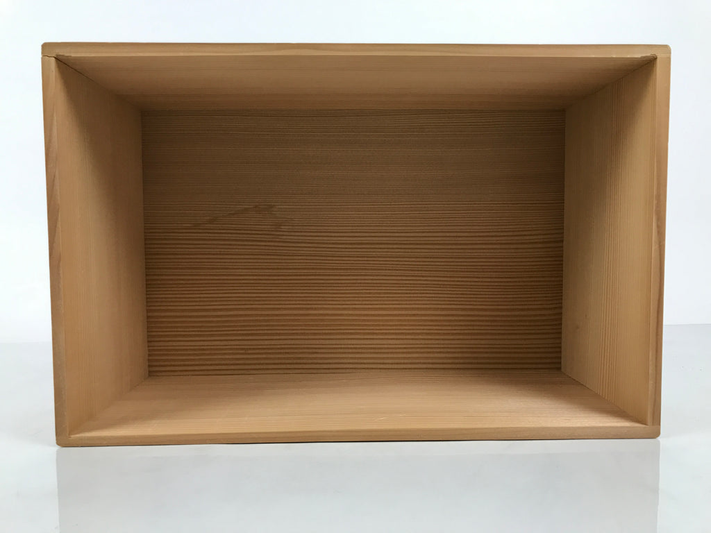 Japanese Wooden Hina Dolls Storage Box Vtg Inside 23.4x37x15.3cm Brown X244-FB - Wooden Box-chidorivintage.com