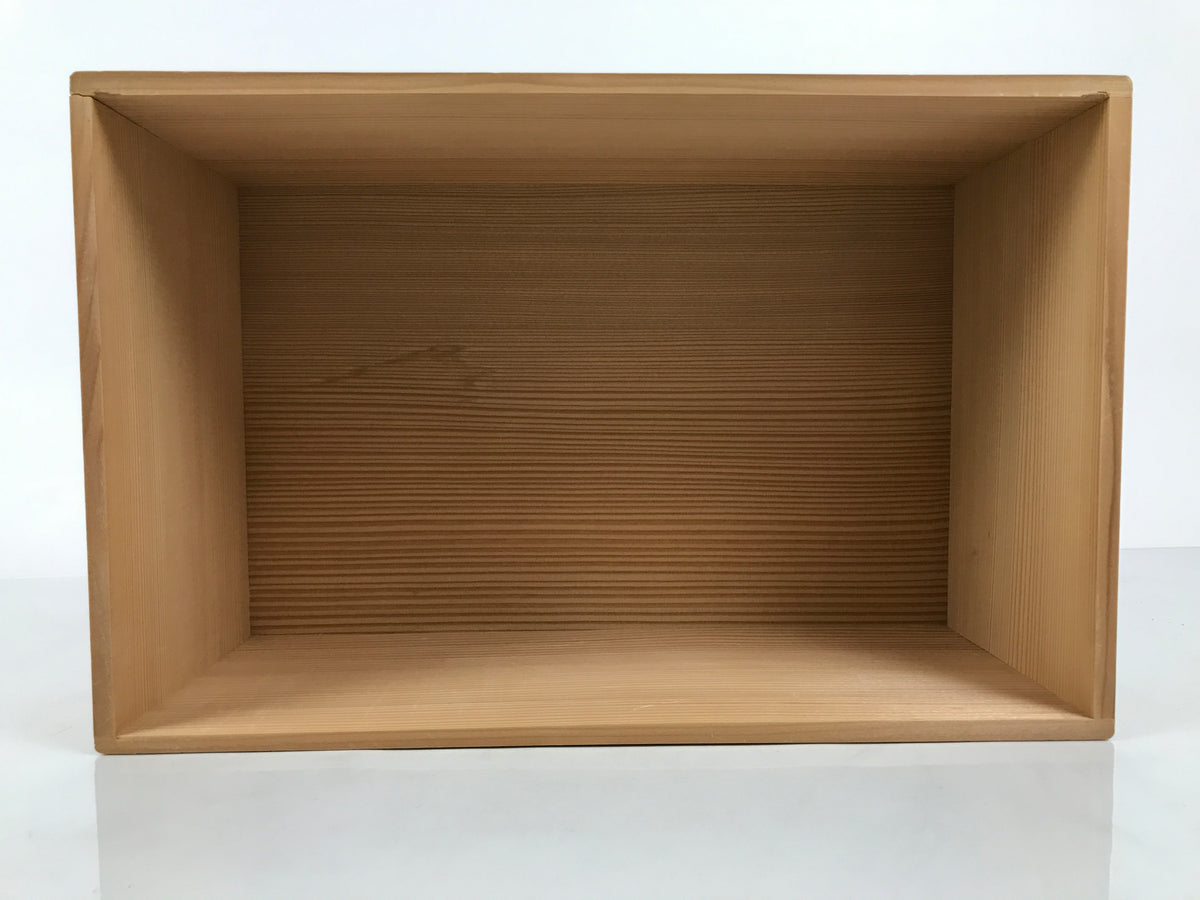 Japanese Wooden Hina Dolls Storage Box Vtg Inside 23.4x37x15.3cm Brown X244-FB - Wooden Box-chidorivintage.com