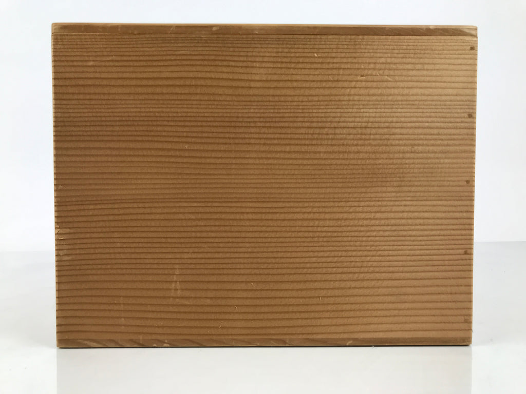 Japanese Wooden Hina Dolls Storage Box Vtg Inside 22.8x27.9x21.3cm Brown X245-FB - Wooden Box-chidorivintage.com