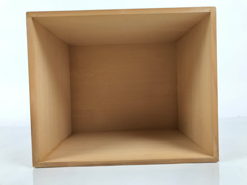 Japanese Wooden Hina Dolls Storage Box Vtg Inside 22.8x27.9x21.3cm Brown X245-FB - Wooden Box-chidorivintage.com