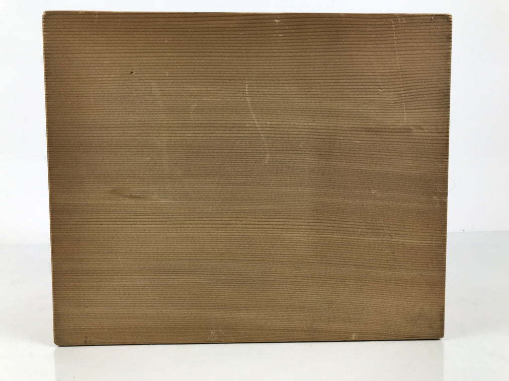 Japanese Wooden Hina Dolls Storage Box Vtg Inside 22.8x27.9x21.3cm Brown X245-FB - Wooden Box-chidorivintage.com