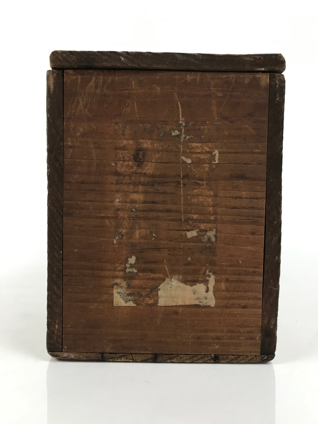 Antique Japanese Wooden Pottery Storage Box Inside 28.3x10.3x15cm Brown X238-FB - Wooden Box-chidorivintage.com