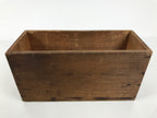 Antique Japanese Wooden Pottery Storage Box Inside 28.3x10.3x15cm Brown X238-FB - Wooden Box-chidorivintage.com