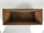 Antique Japanese Wooden Pottery Storage Box Inside 28.3x10.3x15cm Brown X238-FB - Wooden Box-chidorivintage.com