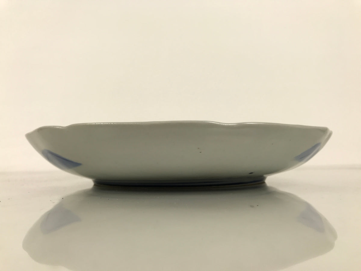 Japanese Porcelain Plate Kozara Blue White Sometsuke Mountain Village Scene Y600-KT - Plate-chidorivintage.com