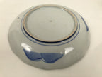 Japanese Porcelain Plate Kozara Blue White Sometsuke Mountain Village Scene Y600-KT - Plate-chidorivintage.com