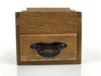 Japanese Katsuobushi Shaving Tool Vtg Kezuriki Plane Kanna Wood Box Drawer JK955-OT - Misc-chidorivintage.com