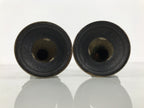 Japanese Buddhist Altar Fitting Bronze Metal Candle Stand Vtg 2pc Shokudai BT24-OT - Buddhist-chidorivintage.com