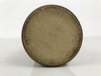 Japanese Ceramic Flower Vase Vtg Ikebana Kabin Brown Bamboo Handle FK266-KT - Vase-chidorivintage.com